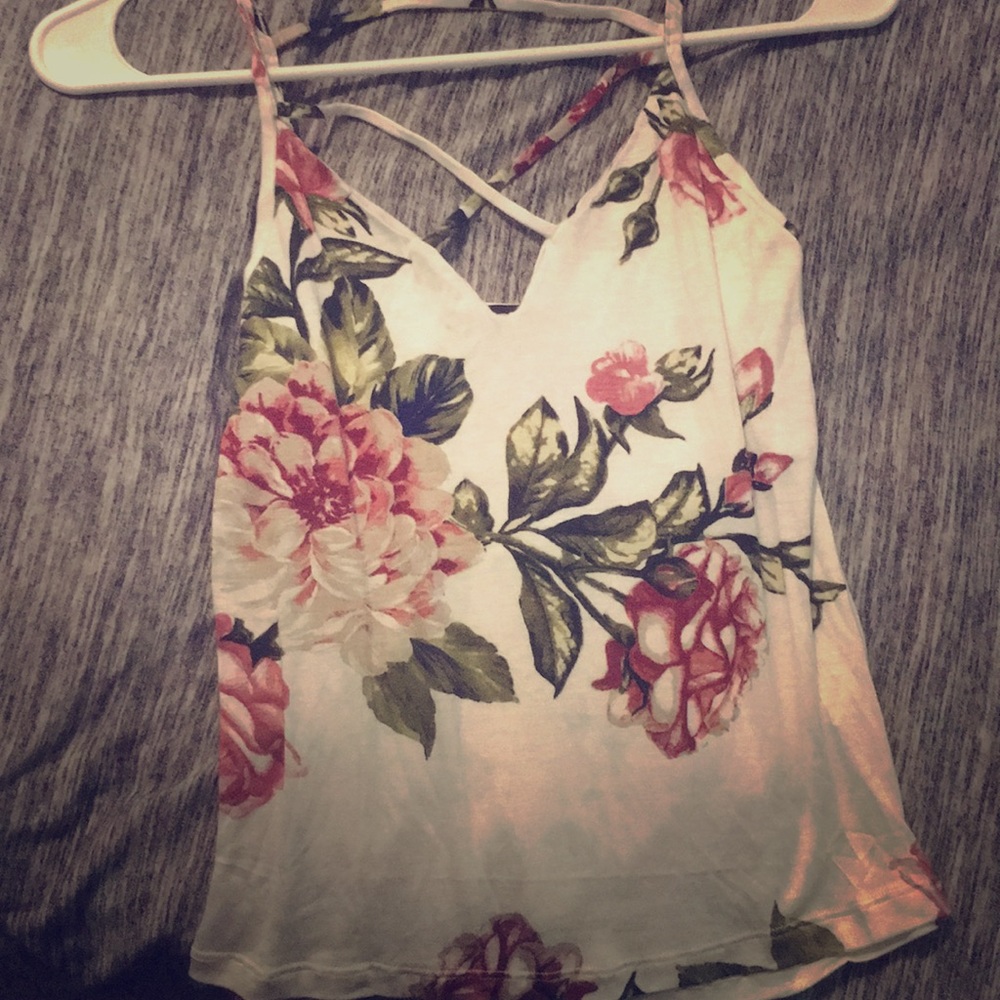Floral tank top